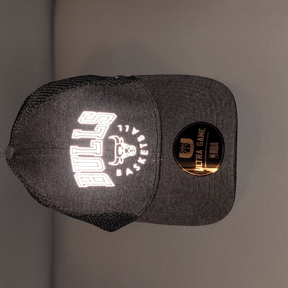 💕❌️SOLD❌Ultra Game Chicago Bulls NBA Basketball Mens Reflective Cap Hat Black O - Picture 2 of 13